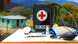 Tablet en campo